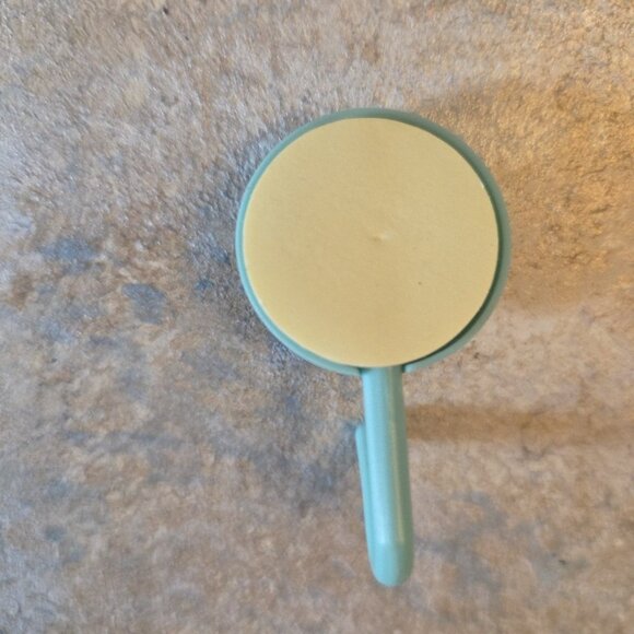 Blue Loopy Hand Towel with Hanging Loop Chenille and Plastic Hanger - Picture 8 of 8